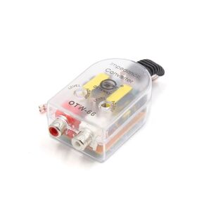 uxcell Clear High to Low Output to RCA Line Control Car Amplifier Impedance