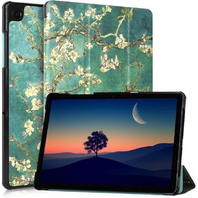 Caweet Case for Samsung Galaxy Tab A9+ / A9 Plus 11 Inch 2023, Ultra Slim Lightweight Hard Back Shell Tri-Fold Stand Cover with Atuo Sleep/Wake, Lilac Marble