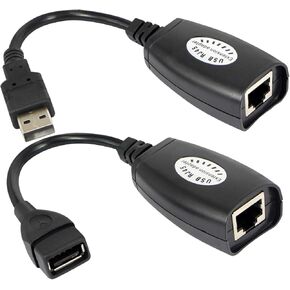 USB 2.0 to RJ45 Adapter RJ45 LAN Cable Extension Cable USB Extender Over Cat5/Cat5e /Cat6 Cable