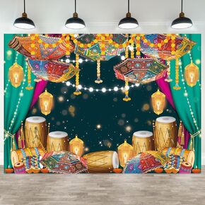 Hilioens 7x5ft Diwali Party Bakcdrop Background Pooja India Light Festival Photography Couples Trip Celebration Props