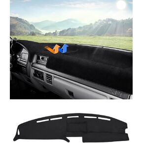 Autorder غطاء لوحة القيادة حصيرة ل1973-1977 1978 1979 Ford F100/F150/F250/F350/برونكو بيك اب شاحنة الملحقات غطاء داش ترقية المخملية داش حصيرة ظلة وهج الأشعة فوق البنفسجية حامي