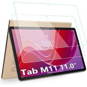 2-Pack Screen Protector Compatible with Lenovo Tab M11 / K11 LTE 11" (2024 Released), [HD Clarity] [9 Hardness] [Anti-Scratch] Tempered Glass