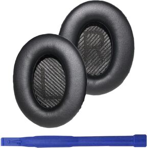 Adhiper Replacement Earpad Cushions for Bose QuietComfort(QC) Ultra Wireless Headphones, Ear Pads Cushion with Soft Protein Leather & High-Density Memory Foam - Feel The Comfort (Black)