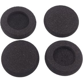 استبدال وسادة الأذن لـ Plantronics HW251 261 351 510 Blackwire C3220 3210، وسادات الأذن المتوافقة مع Jabra لـ PRO 920 935 BIZ 2400II GN9120 ومعظم سماعات المكتب ذات الحجم القياسي 50-60 مم (4 عبوات) in Kuwait
