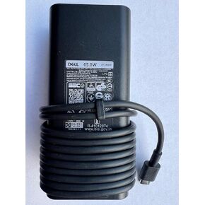 Original Replacement for Dell 65W USB Type C AC Adapter for Dell Latitude 3340 3440 3540 5340 5440 5540 7340 7440 7640 9440 2in1, Compatible P/N: LA65NM190, HA65NM190, HKA65NM200