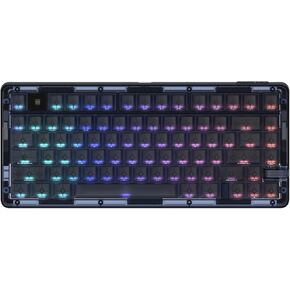 IROK IYX OP75 75% Hot Swappable Mechanical Keyboard, Gesture-Controlled RGB Lighting, Magnetic Levitation Structure Design, Gaming Keyboard, Wireless Bluetooth/2.4G/Wired -Black