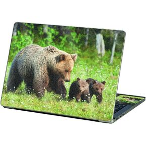 MightySkins Glossy Glitter Skin Compatible with Apple MacBook Pro 13" M2 (2022) - Grizzly | Protective, Durable High-Gloss Glitter Finish | Easy to Apply, Remove, and Change Styles | Made in The USA