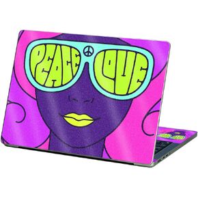 MightySkins Glossy Glitter Skin Compatible with Apple MacBook Pro 13" M2 (2022) - Fluorescent Rave | Protective, Durable High-Gloss Glitter Finish | Easy to Apply and Change Styles | Made in The USA