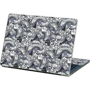 MightySkins Glossy Glitter Skin Compatible With Apple MacBook Pro 13" M2 (2022) - Angry Koi | Protective, Durable High-Gloss Glitter Finish | Easy to Apply, Remove, and Change Styles | Made in The USA