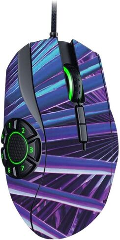 MightySkins Skin Compatible with Razer Naga Hex V2 Gaming Mouse - Black Marble | Protective, Durable, and Unique Vinyl Decal wrap Cover | Easy to Apply, Remove, and Change Styles | Made in The USA in Saudi Arabia
