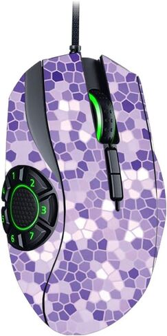 MightySkins Skin Compatible with Razer Naga Hex V2 Gaming Mouse - Black Marble | Protective, Durable, and Unique Vinyl Decal wrap Cover | Easy to Apply, Remove, and Change Styles | Made in The USA in Saudi Arabia