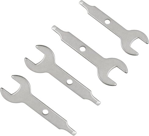 BeeSpring 4 قطع 3/8 بوصة مجموعة مفاتيح مفاتيح رفيعة للغاية مفتوحة 9.5 مم من الفولاذ المقاوم للصدأ أداة دوارة كوليت مفتاح الربط للصيانة المنزلية والإصلاحات العامة in Kuwait