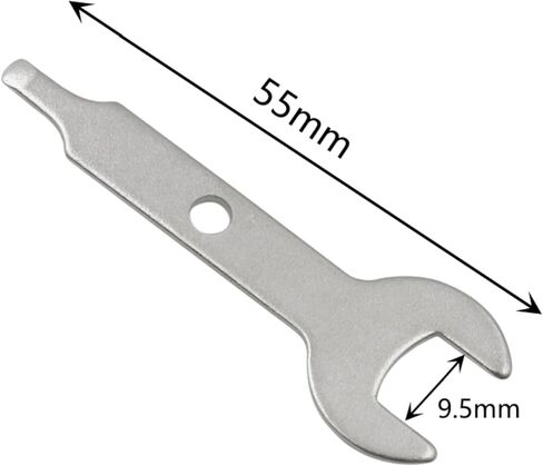 BeeSpring 4 قطع 3/8 بوصة مجموعة مفاتيح مفاتيح رفيعة للغاية مفتوحة 9.5 مم من الفولاذ المقاوم للصدأ أداة دوارة كوليت مفتاح الربط للصيانة المنزلية والإصلاحات العامة in Kuwait