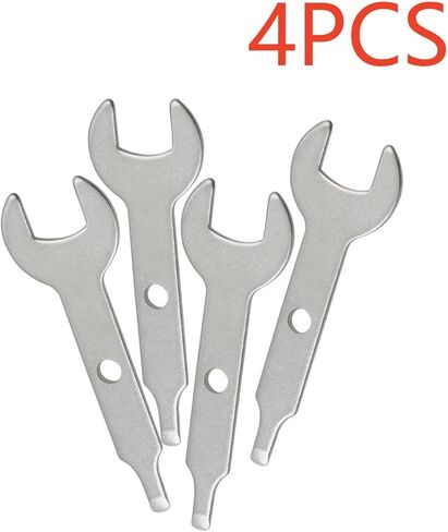 BeeSpring 4 قطع 3/8 بوصة مجموعة مفاتيح مفاتيح رفيعة للغاية مفتوحة 9.5 مم من الفولاذ المقاوم للصدأ أداة دوارة كوليت مفتاح الربط للصيانة المنزلية والإصلاحات العامة in Kuwait