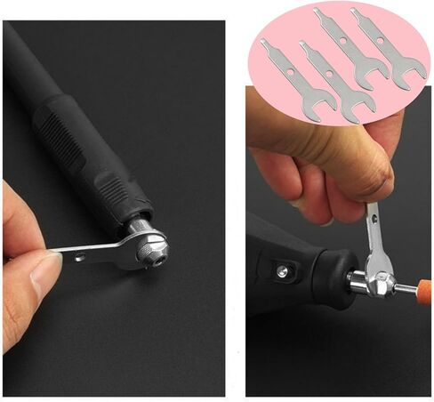 BeeSpring 4 قطع 3/8 بوصة مجموعة مفاتيح مفاتيح رفيعة للغاية مفتوحة 9.5 مم من الفولاذ المقاوم للصدأ أداة دوارة كوليت مفتاح الربط للصيانة المنزلية والإصلاحات العامة in Kuwait