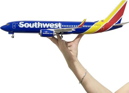 1:80 Scale Large Airplane Model Spirit Airlines Airbus 320 Plane Model with LED Light Gift for Business/Birthday/Christmas Diecast Alloy Airplanes for Gift and Collection in Saudi Arabia