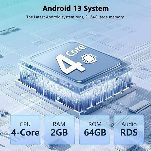 Podofo [2G+64G] Carplay IPS Double Din Car Stereo Android 13 9 بوصة شاشة تعمل باللمس وراديو صوت للسيارة مع نظام Android للتحكم الصوتي التلقائي ونظام تحديد المواقع العالمي (GPS) ووصلة مرآة RDS/FM HiFi Bluetooth احتياطية in Saudi Arabia