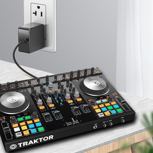 محول تيار متردد 15 فولت متوافق مع Native Instruments NI Traktor Kontrol Audio S4 S2 MK2 S25 S49 S61 S88 KOCASO GPCT1055 Axess SBBT1205 Phihong PSA31U-150 S1460 GRE SPS-06C15-2 شاحن إمداد الطاقة in Kuwait