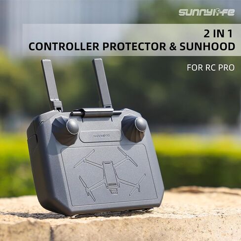 واقي شاشة RC وغطاء مظلة من الشمس 2 في 1 لملحقات الطائرة بدون طيار Dji RC PRO Sun Hood in Kuwait