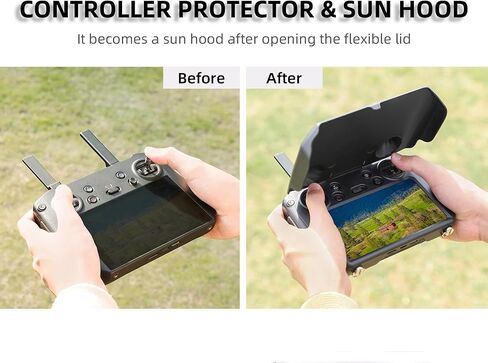 واقي شاشة RC وغطاء مظلة من الشمس 2 في 1 لملحقات الطائرة بدون طيار Dji RC PRO Sun Hood in Kuwait