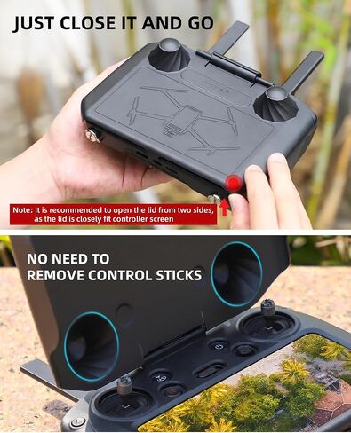 واقي شاشة RC وغطاء مظلة من الشمس 2 في 1 لملحقات الطائرة بدون طيار Dji RC PRO Sun Hood in Kuwait