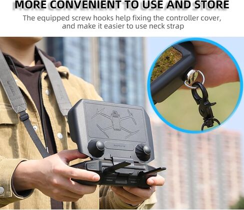 واقي شاشة RC وغطاء مظلة من الشمس 2 في 1 لملحقات الطائرة بدون طيار Dji RC PRO Sun Hood in Kuwait