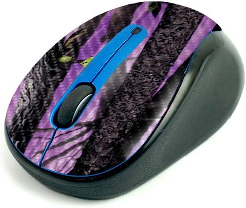 غلاف من ألياف الكربون MightySkins للفأرة اللاسلكية Logitech M325 - مموه أسود، حماية، لمسة نهائية متينة من ألياف الكربون، سهلة الاستخدام | صنع في الولايات المتحدة الأمريكية in Kuwait