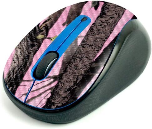 غلاف من ألياف الكربون MightySkins للفأرة اللاسلكية Logitech M325 - مموه أسود، حماية، لمسة نهائية متينة من ألياف الكربون، سهلة الاستخدام | صنع في الولايات المتحدة الأمريكية in Kuwait