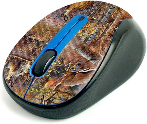 غلاف من ألياف الكربون MightySkins للفأرة اللاسلكية Logitech M325 - مموه أسود، حماية، لمسة نهائية متينة من ألياف الكربون، سهلة الاستخدام | صنع في الولايات المتحدة الأمريكية in Kuwait
