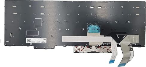 لوحة مفاتيح بديلة لجهاز Lenovo Thinkpad E590 E580 E585 T590 P15S P52 P72 P53 P73 & T15 Gen 1 Series Laptop، Lenovo Thinkpad P52 P52 لوحة مفاتيح بدون تخطيط أمريكي بإضاءة خلفية in Kuwait