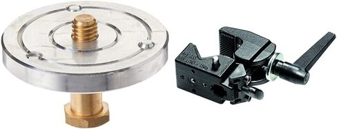 Manfrotto 208HEX 3/8-Inch Camera Mounting Platform Adapter (Silver) in Saudi Arabia