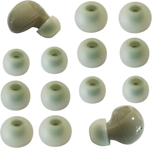 أطراف أذن من السيليكون لسماعات Galaxy Buds 2، مقاومة للغبار، أطراف أذن بديلة لسماعات الأذن Samsung Galaxy Buds2/Galaxy Buds باللون الأسود in Saudi Arabia