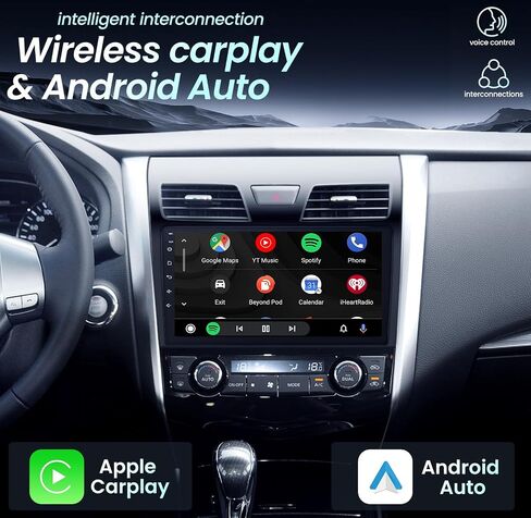 Android12 4GB+32GB Car Radio Stereo for Nissan Altima 2013 2014 2015: 10.1" HD Touchscreen with CarPlay/Android Auto FM/RDS GPS BT SWC+Backup Camera in Saudi Arabia