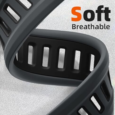 Sport Band Compatible with Garmin Instinct Watch - Quick Fit 22mm Watchband for Fenix E/8-47mm/7/6/5/Forerunner 965/955/945/935/745/Epix 2/Approach S70/S62/S60/Quatix 7/6/5/MARQ Silicone Strap in Saudi Arabia
