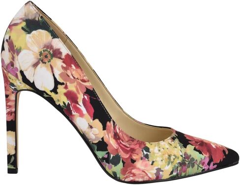 Nine West Women's Tatiana Pump, Black Fall Floral Multi 009, 7.5 in Saudi Arabia