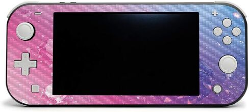 MightySkins Carbon Fiber Skin for Nintendo Switch Lite - Unicorn Dream | Protective, Durable Textured Carbon Fiber Finish | Easy to Apply, Remove, and Change Styles | Made in The USA in Saudi Arabia