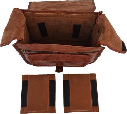 Genuine Leather DSLR Camera Bag Messenger Sling Handbag Fit DSLR with 2 Lenses for Canon Sony Nikon Canon Olympus and So On, 11-CAMGFF, Brown, Small in Saudi Arabia