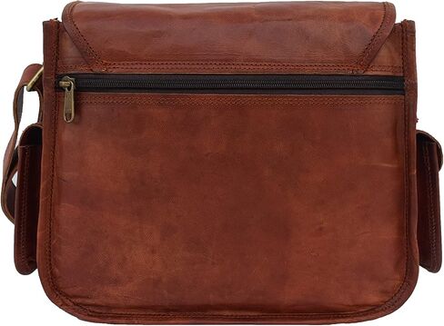 Genuine Leather DSLR Camera Bag Messenger Sling Handbag Fit DSLR with 2 Lenses for Canon Sony Nikon Canon Olympus and So On, 11-CAMGFF, Brown, Small in Saudi Arabia