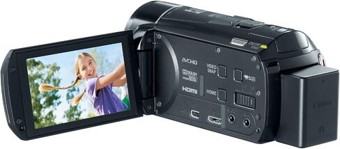كاميرا Canon VIXIA HF M500 Full HD 10x مثبتة الصورة مع فتحة بطاقة SDXC واحدة وشاشة LCD تعمل باللمس 3.0 (تم تجديدها معتمدة) in Saudi Arabia