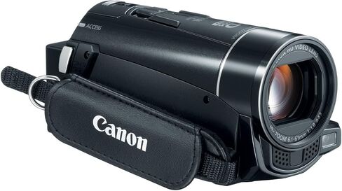 كاميرا Canon VIXIA HF M500 Full HD 10x مثبتة الصورة مع فتحة بطاقة SDXC واحدة وشاشة LCD تعمل باللمس 3.0 (تم تجديدها معتمدة) in Saudi Arabia