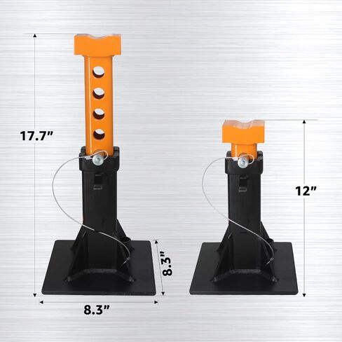BESTOOL Heavy Duty Jack Stands, Multi-Functional Topped Adapter, Easy Switching -4 Ton, 8,000 lbs Capacity, 2 Pack in Saudi Arabia