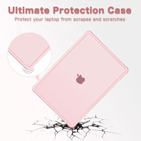MOSISO Compatible with MacBook Air 13 inch Case 2022-2018 Release A2337 M1 A2179 A1932, Heavy Duty Shockproof Plastic Hard Case with Fold Kickstand&Keyboard Skin&Screen Protector&Type C, Black in Saudi Arabia