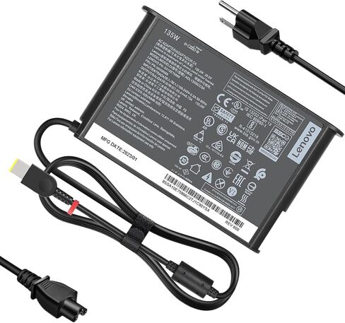 شاحن 135W IdeaPad لجهاز Lenovo IdeaPad Gaming 3 Series 3-15 IdeaPad Y40-70 Y40-80 Y50-70 Y50-80 Y70-70 Y70-80 Y520-15 Y530-15 Y700 ADL135SCC3A 20V 6.75A محول الكمبيوتر المحمول in Saudi Arabia
