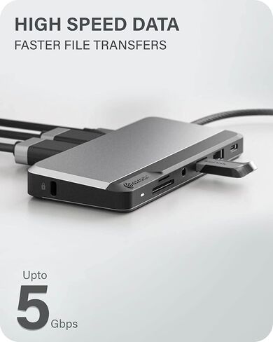ALOGIC USB-C شاشة مزدوجة 1080p FHD Dock؛ توصيل طاقة 85 وات؛ 2X USB-A؛ 2X USB-C؛ 2X منافذ HDMI؛ إيثرنت؛ مقبس الصوت؛ قارئ بطاقات SD وMicro-SD؛ إصدار 10 في 1 MX2 lite HDMI. in Kuwait