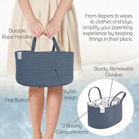 علبة حفاضات كيدي كير بنمط أزرق in Kuwait