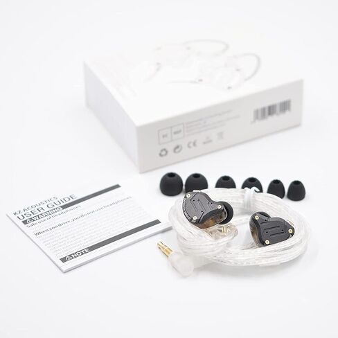 KZ ZS12 PRO X in Ear Monitor with Adjust Tuning Switch Earphone,KZ ZS10 PRO X Upgraded Version 1DD+5BA HiFi Wired Earbuds Noise Cancelling Earphone with Full Metal Cavity for Musicians/Singers in Saudi Arabia