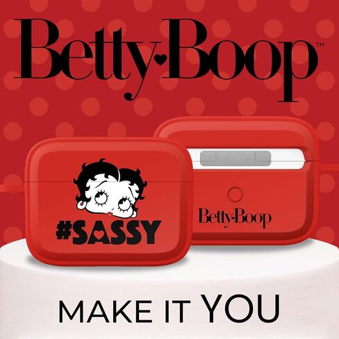 غطاء حماية Betty Boop Classic HDX متوافق مع Apple AirPods Pro (Boop Kisses) in Saudi Arabia