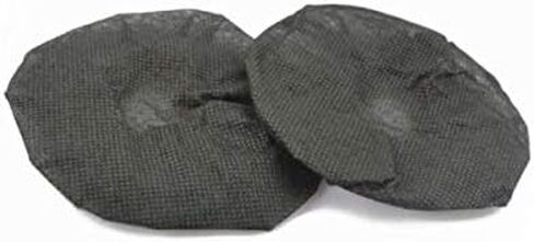 200pcs Stretchable Headphone Cushion Covers, Disposable Sanitary Headphone Covers Replacement Black (11cm) in Saudi Arabia