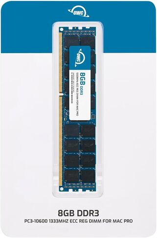 OWC 8GB DDR3 ECC Registered PC3-10600 1333MHz CL9 SDRAM Memory RAM Upgrade Module Compatible with 2009 2010 2012 Mac Pro Nehalem & Westmere Models (OWC1333D3MPE8GB) in Saudi Arabia