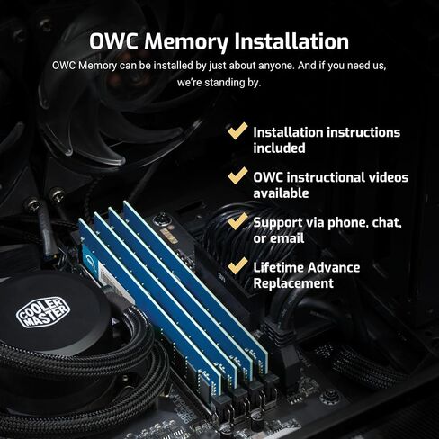 OWC 8GB DDR3 ECC Registered PC3-10600 1333MHz CL9 SDRAM Memory RAM Upgrade Module Compatible with 2009 2010 2012 Mac Pro Nehalem & Westmere Models (OWC1333D3MPE8GB) in Saudi Arabia